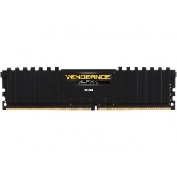 Corsair Vengeance LPX 8 GB (1 x 8 GB) DDR4 2400 MHz C14 XMP 2.0 High Performance Desktop Memory Black (CMK8GX4M1A2400C14)