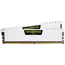 Corsair Vengeance LPX 16GB (2x8GB) DDR4 2666 MHz C16 XMP 2.0 High Performance Desktop Memory Kit - White (CMK16GX4M2A2666C16W)