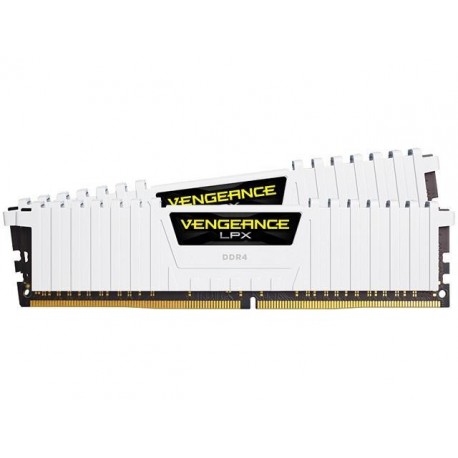 Corsair Vengeance LPX 16GB (2x8GB) DDR4 DRAM 3000mhz C15 Memory Kit - White (CMK16GX4M2B3000C15W)