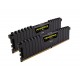 Corsair Vengeance LPX 16GB (2x8GB) DDR4 2666MHz C16 XMP 2.0 Memory Kit for AMD Ryzen Black (CMK16GX4M2Z2666C16)