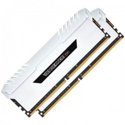 Corsair Vengeance RGB 16GB (2x8GB) DDR4 3200 (PC4-25600) C16 Memory White (CMR16GX4M2C3200C16W)