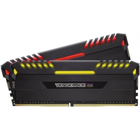 Corsair Vengeance RGB 16GB (2x 8GB) DDR4 3466 MHz C16 XMP 2.0 RGB LED Memory Kit Black (CMR16GX4M2C3466C16)