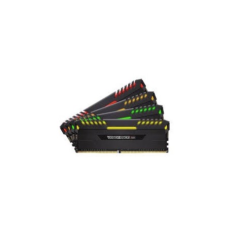 Corsair Vengeance RGB 32GB (4x8GB) DDR4 3600 MHz C18 XMP 2.0 RGB LED Illuminated Memory Kit (CMR32GX4M4C3600C18)