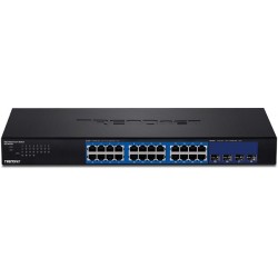 Trendnet TEG-30284 28-Port Web Smart Switch with 24 x Gigabit ports and 4 x 10G SFP+ slots