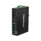 Trendnet TI-PG62 6-Port Hardened Industrial Gigabit PoE+ DIN-Rail Switch