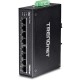 Trendnet TI-PG80 8-Port Hardened Industrial Gigabit PoE+ DIN-Rail Switch