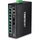 Trendnet TI-PG102 10-Port Industrial Gigabit PoE+ DIN-Rail Switch