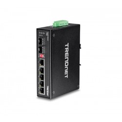 Trendnet TI-G62 6-Port Hardened Industrial Gigabit DIN-Rail Switch