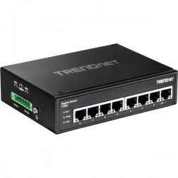 Trendnet TI-G80 8-Port Hardened Industrial Gigabit DIN-Rail Switch