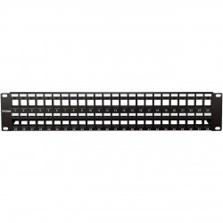 D-LINK NPP-AL1BLK481 Patch Panel UTP Keystone 48 Port Unloaded