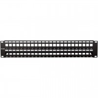 D-LINK NPP-AL1BLK481 Patch Panel UTP Keystone 48 Port Unloaded