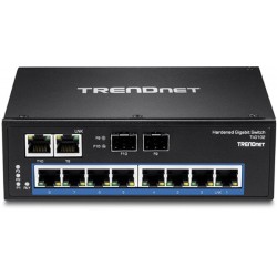 Trendnet TI-G102 10-Port Hardened Industrial Gigabit DIN-Rail Switch