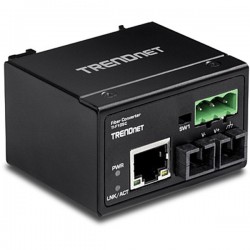 Trendnet TI-F10SC Hardened Industrial 100Base-FX Multi-Mode SC Fiber Converter