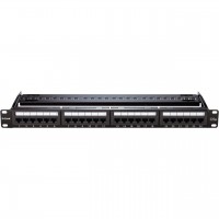 D-LINK NPP-5E1BLK241 Patch Panel CAT5e UTP Keystone 24 Port Fully Loaded