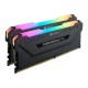  Corsair Vengeance RGB PRO 16GB (2 x 8GB) DDR4 Dram 2666MHz C16 Memory Kit-Black (CMW16GX4M2A2666C16)