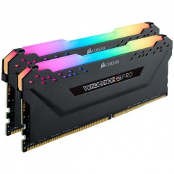 Corsair Vengeance RGB PRO 16GB (2 x 8GB) DDR4 Dram 3000MHz C15 Memory Kit-Black (CMW16GX4M2C3000C15)