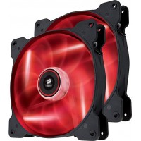  Corsair CO-9050029-WW Air Series SP120 LED Red High Static Pressure 120mm Fan Twin Pack