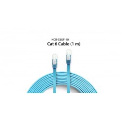 D-Link NCB-C6UF-10 Cable Cat6 UTP Flat Patch Cord Gigabit Speed 1000 Mbps  1 Meter