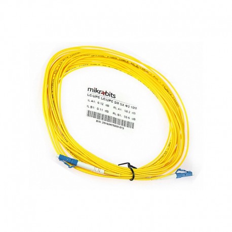 Mikrobits Patch Cable Singlemode LC-LC Duplex 10M 