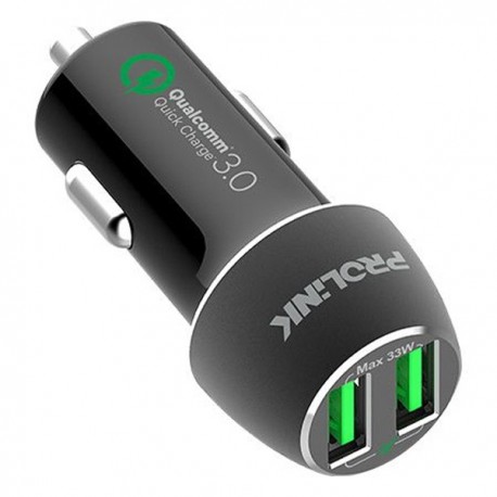 Prolink PCC23601 36W 2-Port Car Charger with IntelliSense