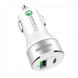 Prolink PCC23301 33W 2-Port Car Charger with IntelliSense