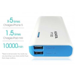 ADATA PT100 Lithium-Ion (Li-Ion) 10000mAh Power Bank 