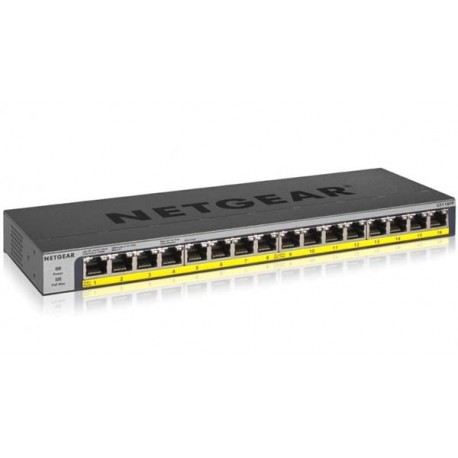Netgear GS116PP 16-port Gigabit Ethernet Unmanaged Switch