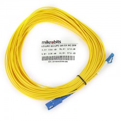 Mikrobits Patch Cable Singlemode LC-SC Simplex 20M (PTCH-LC-SC-SX-20SM)