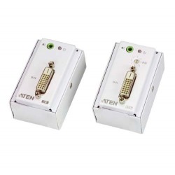 Aten VE607 DVI/Audio Cat 5 Extender with MK Wall Plate 40m