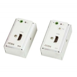 Aten VE807 HDMI Audio Cat 5 Extender with MK Wall Plate 1080p 40m