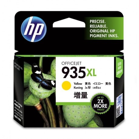 HP 935XL High Yield Yellow Original Ink Cartridge (C2P26AA)