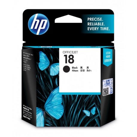 HP 18 Black Original Ink Cartridge (C4936A)