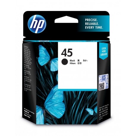 HP 45 Black Original Ink Cartridge (51645AA)