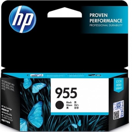 HP 955 Black Original Ink Cartridge (L0S60AA)