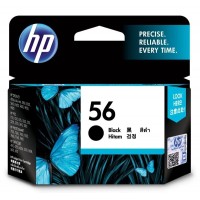 HP 56 Black Original Ink Cartridge (C6656AA)