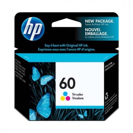 HP 60 Tri-color Original Ink Cartridge (CC643WA)