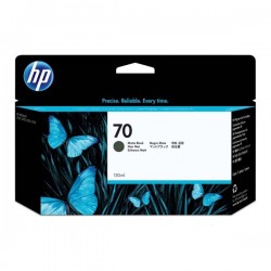 HP 70 130-ml Matte Black DesignJet Ink Cartridge (C9448A)