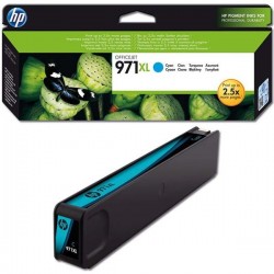 HP 971XL High Yield Cyan Original Ink Cartridge (CN626AA)