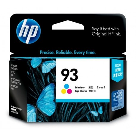 HP 93 Tri-color Original Ink Cartridge (C9361WA)