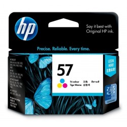 HP 57 Tri-color Original Ink Cartridge (C6657AA)