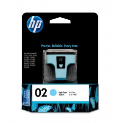 HP 02 Light Cyan Original Ink Cartridge (C8774WA)