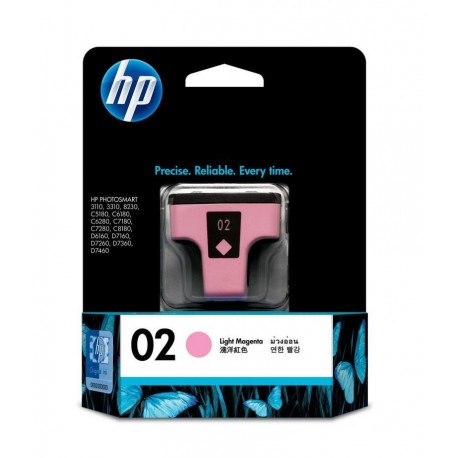 HP 02 Light Magenta Original Ink Cartridge (C8775WA)