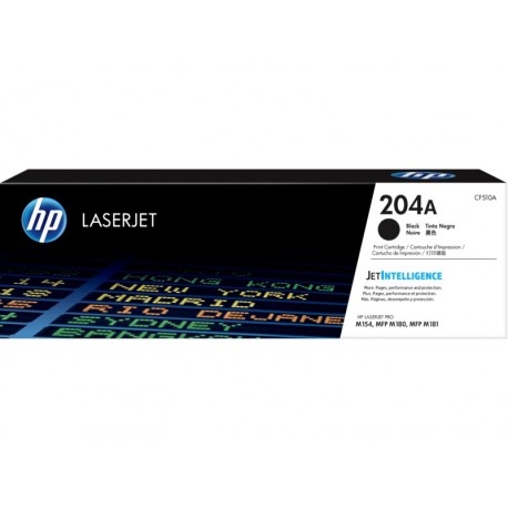 HP 204A Black Original LaserJet Toner Cartridge (CF510A)