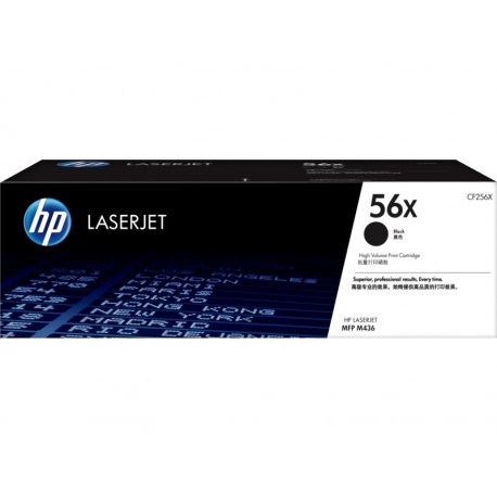 HP 56X High Yield Black Original LaserJet Toner Cartridge (CF256X)