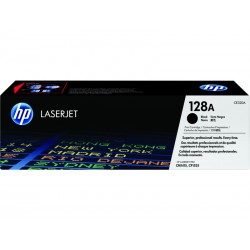 HP 128A Black Original LaserJet Toner Cartridge (CE320A)