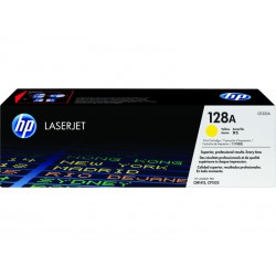 HP 128A Yellow Original LaserJet Toner Cartridge (CE322A)