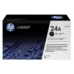 HP 24A Black Original LaserJet Toner Cartridge (Q2624A)
