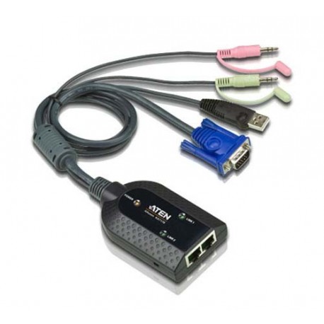 Aten KA7178 USB VGA/Audio Virtual Media KVM Adapter with Dual Output