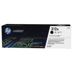 HP 312A Black Original LaserJet Toner Cartridge (CF380A)