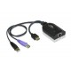 Aten KA7168 USB HDMI Virtual Media KVM Adapter with Smart Card Support